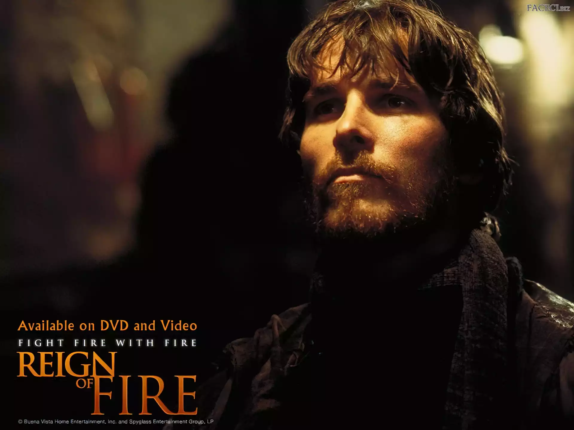 broda, Christian Bale, brązowe włosy